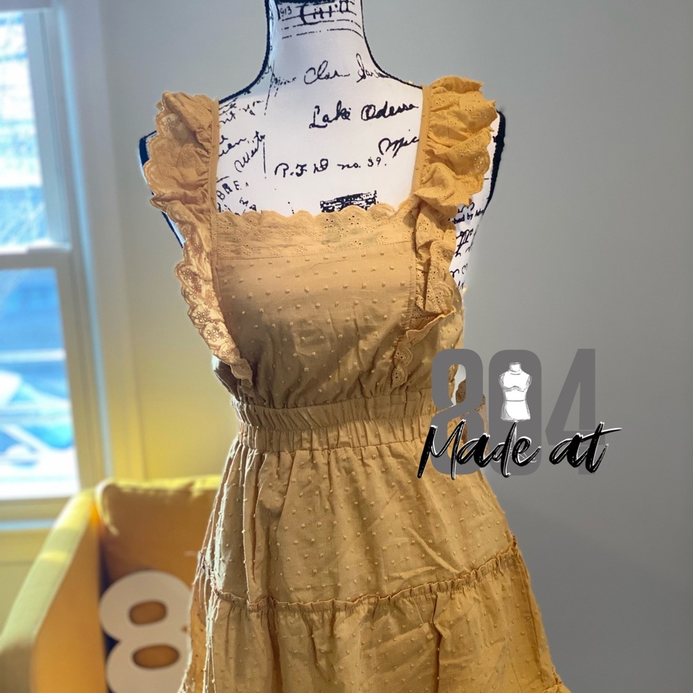 Altar'd State Dress| Beautiful Yellow Spring/Summer Dress